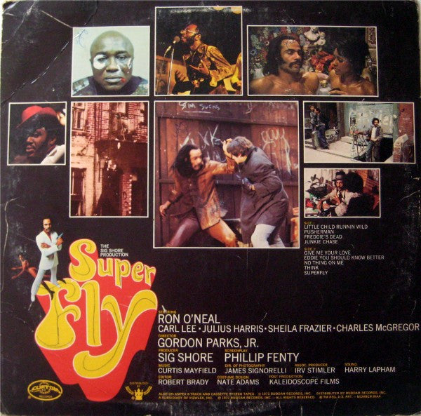 Curtis Mayfield - Super Fly (The Original Motion Picture) - VG+ LP Record 1972 Curtom USA Original Vinyl - Soul / Funk / Soundtrack - Shuga Records