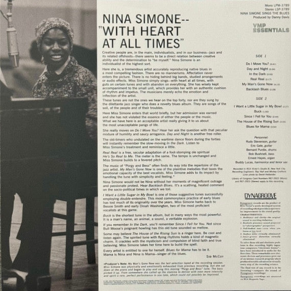 Nina Simone - Nina Simone Sings The Blues (1967) - Mint- LP Record 2024 RCA Victor Vinyl Me Please Blue Vinyl, OBI & Insert - Soul / Blues - Shuga Records