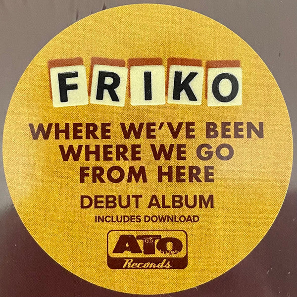 Friko - Where We’ve Been, Where We Go From Here - New LP Record 2024 ATO Vinyl - Chicago Indie Rock - Shuga Records