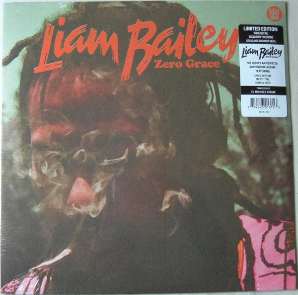 Liam Bailey - Zero Grace - Mint- LP Record 2024 Big Crown Sea Glass Vinyl - Soul / Reggae - Shuga Records
