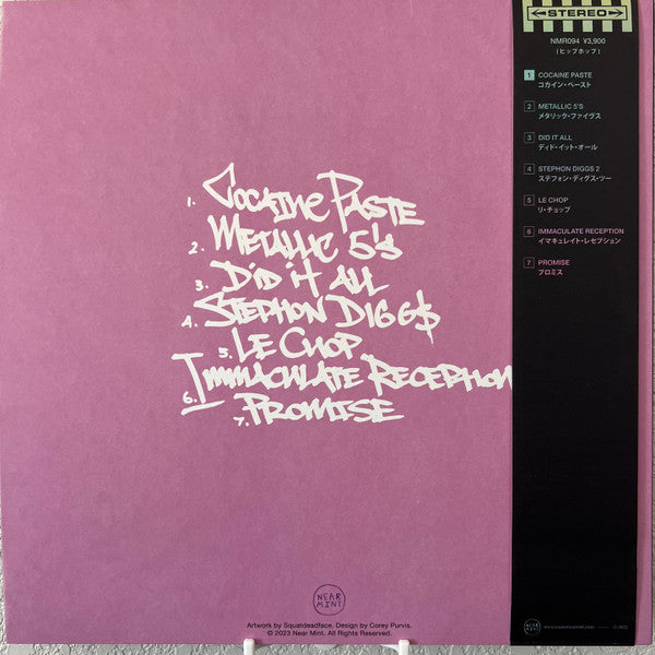 Conway The Machine & Jae Skeese - Pain Provided Profit - Mint- LP Record 2023 Near Mint USA Pink Vinyl & OBI - Hardcore Hip-Hop - Shuga Records