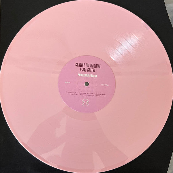 Conway The Machine & Jae Skeese - Pain Provided Profit - Mint- LP Record 2023 Near Mint USA Pink Vinyl & OBI - Hardcore Hip-Hop - Shuga Records