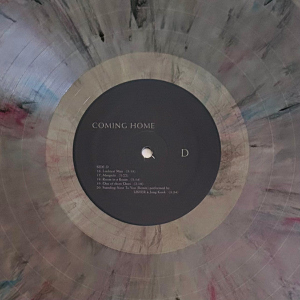Usher - Coming Home - Mint- 2 LP Record 2024 Gamma Urban Outfitters Exclusive Bone/Black/Red/Blue/Green Sky Vinyl - R&B / Soul / Pop - Shuga Records