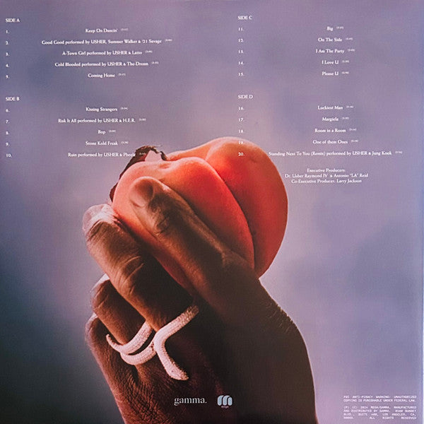 Usher - Coming Home - Mint- 2 LP Record 2024 Gamma Urban Outfitters Exclusive Bone/Black/Red/Blue/Green Sky Vinyl - R&B / Soul / Pop - Shuga Records