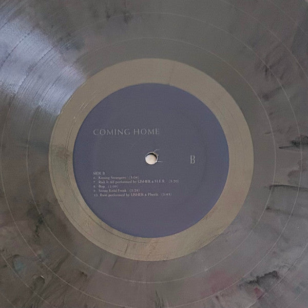 Usher - Coming Home - Mint- 2 LP Record 2024 Gamma Urban Outfitters Exclusive Bone/Black/Red/Blue/Green Sky Vinyl - R&B / Soul / Pop - Shuga Records