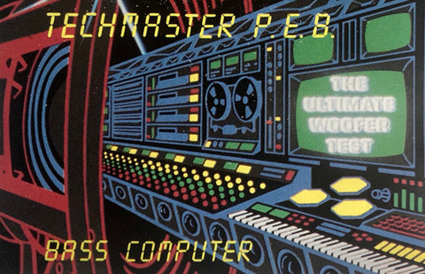 Techmaster P.E.B. – Bass Computer - VG+ Cassette 1991 Newtown Music USA Tape - Electronic / Bass Music / Techno / Electro