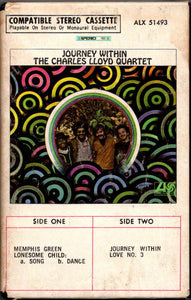 The Charles Lloyd Quartet - Journey Within - VG+ Cassette Tape 1967 Atlantic AMPEX USA Original with Clamshell Case - Jazz / Post Bop / Modal - Shuga Records