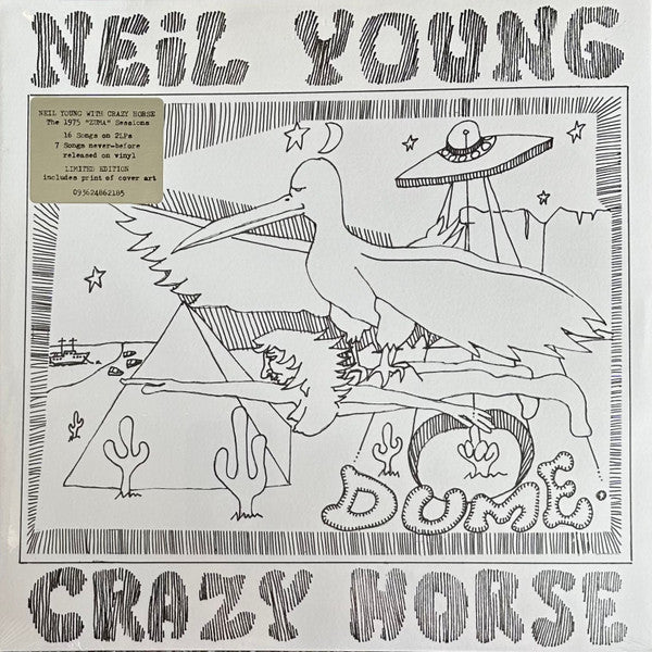Neil Young With Crazy Horse - Dume (1975) - New 2 LP Record 2024 Reprise Vinyl, Litho Print & Poster - Classic Rock - Shuga Records