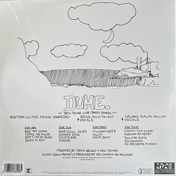 Neil Young With Crazy Horse - Dume (1975) - Mint- 2 LP Record 2024 Reprise Vinyl, Print & Poster - Rock