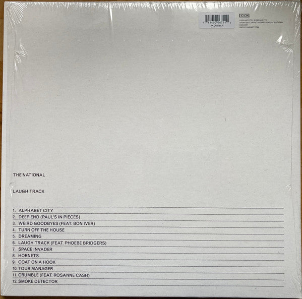 The National - Laugh Track - New 2 LP Record 2023 4AD Black Vinyl - Indie Rock - Shuga Records