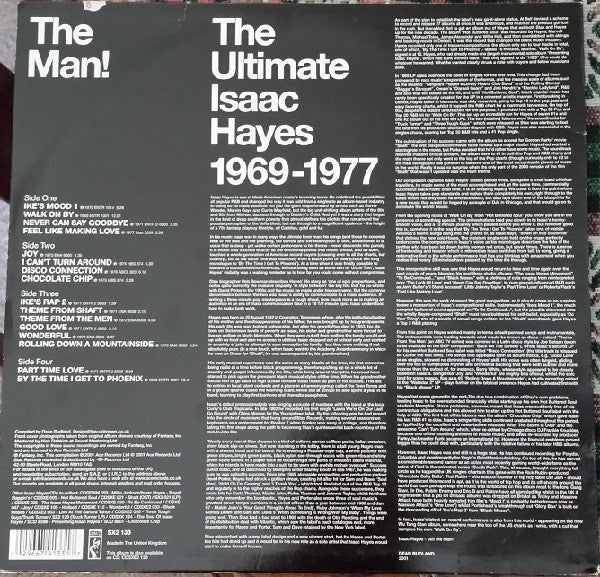 Isaac Hayes - The Man! - New 2 LP Record 2001 Stax UK Vinyl - Funk / Soul / Disco - Shuga Records