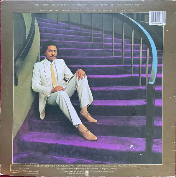 Rockie Robbins - I Believe In Love - VG+ LP Record 1981 A&M USA Vinyl - Soul / Funk - Shuga Records