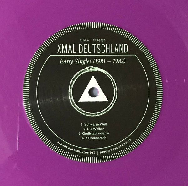 Xmal Deutschland – Early Singles (1981 - 1982) - New LP Record 2024 Sacred Bones Purple Vinyl - Goth Rock / Post-Punk / Darkwave - Shuga Records