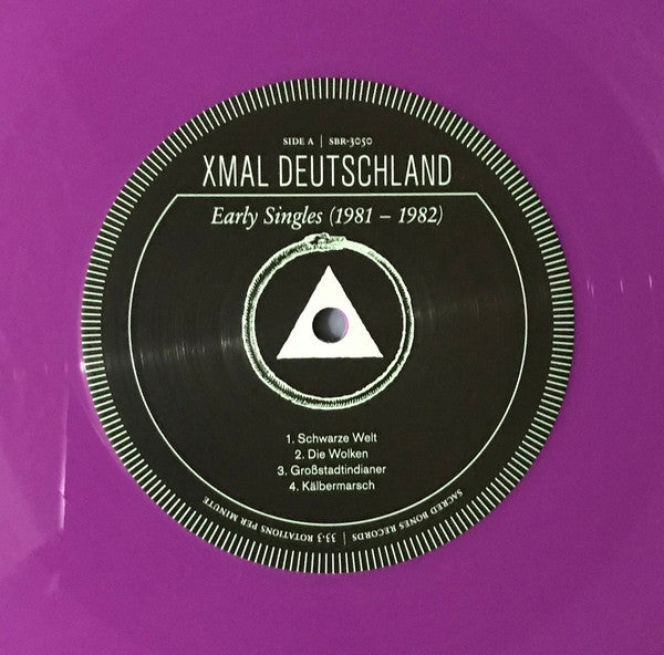Xmal Deutschland – Early Singles (1981 - 1982) - New LP Record 2024 Sacred Bones Purple Vinyl - Goth Rock / Post-Punk / Darkwave