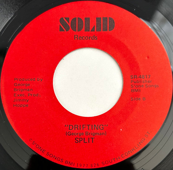George Brigman & Split - Blowin' Smoke (1977) - New 7" Single Record 2007 Solid USA Vinyl & Numbered - Prog Rock - Shuga Records