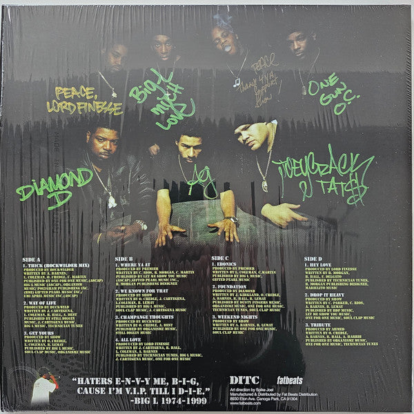 D.I.T.C. - The Official Version (2000) - New 2 LP Record 2024 Fat Beats USA Black Vinyl - Hardcore Hip-Hop - Shuga Records