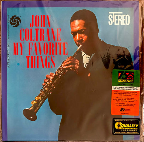 John Coltrane - My Favorite Things (1961) - New LP Record 2024 Atlantic 180 gram Vinyl - Jazz