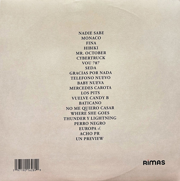 Bad Bunny / Benito - Nadie Sabe Lo Que Va A Pasar Mañana - New 2 LP Record 2024 Rimas Metallic Blue Vinyl - Trap / Reggaeton / Hip Hop / Latin - Shuga Records