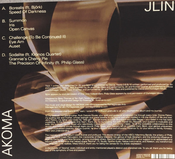 Jlin - Akoma - New 2 LP Record 2023 Planet Mu UK Gold Vinyl - Chicago Electronic / Footwork / Experimental - Shuga Records