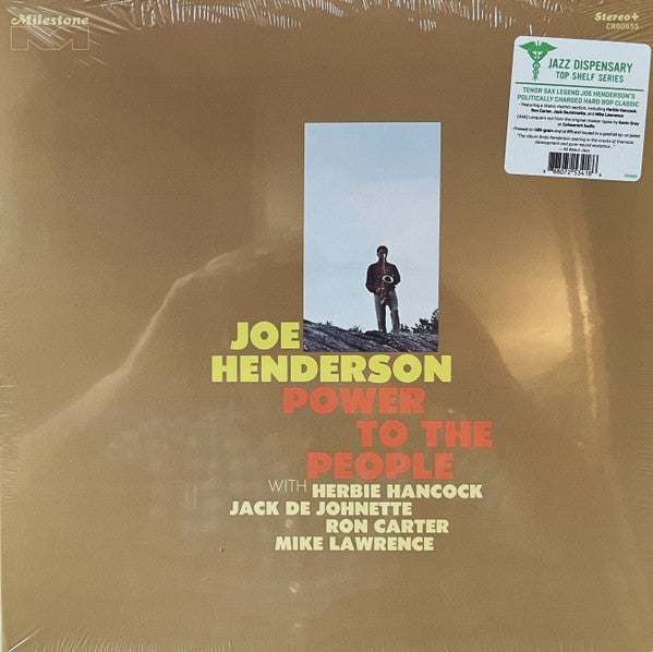 Joe Henderson - Power To The People (1969) - Mint- LP Record 2024 Milestone Jazz Dispensary Top Shelf Series 180 gram Vinyl - Jazz / Post Bop / Hard Bop - Shuga Records