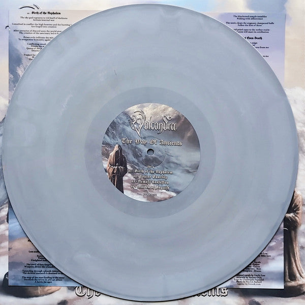 Signed Autographed - Volcandra - The Way Of Ancients - Mint- LP Record 2024 Prosthetic USA Frozen Winds Grey Vinyl & Insert - Black Metal / Death Metal - Shuga Records