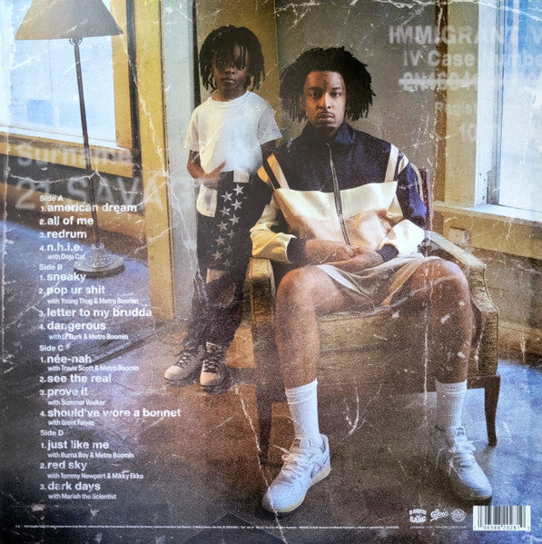 21 Savage - American Dream - Mint- 2 LP Record 2024 Epic Slaughter Gang USA Red Vinyl - Hip Hop / Trap / Pop Rap - Shuga Records