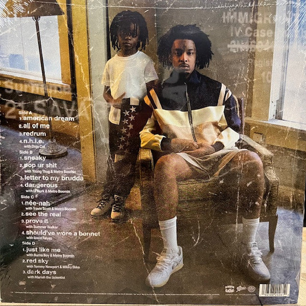 21 Savage - American Dream - New 2 LP Record 2024 Epic Slaughter Gang USA Black Vinyl - Hip Hop / Trap / Pop Rap - Shuga Records