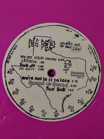 Big Boys – Lullabies Help The Brain Grow (1983) - New LP Record 2024 Touch And Go Pink Vinyl - Punk / Hardcore / Skate Punk