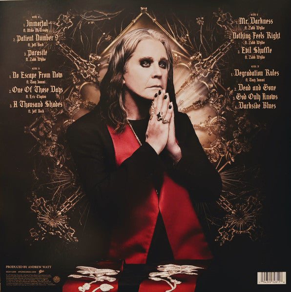 Ozzy Osbourne - Patient Number 9 - New 2 LP Record 2022 Epic Sony Black Vinyl - Hard Rock / Heavy Metal - Shuga Records