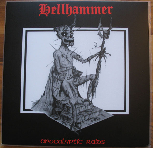 Hellhammer - Apocalyptic Raids (1984) - Mint- EP Record 2008 Back On Black UK Clear 180 gram Vinyl - Black Metal - Shuga Records