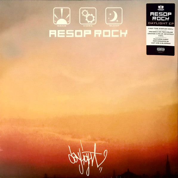 Aesop Rock - Daylight (2002) - Mint- EP Record 2024 Rhymesayers Entertainment Orange & Blue Vinyl - Hip Hop