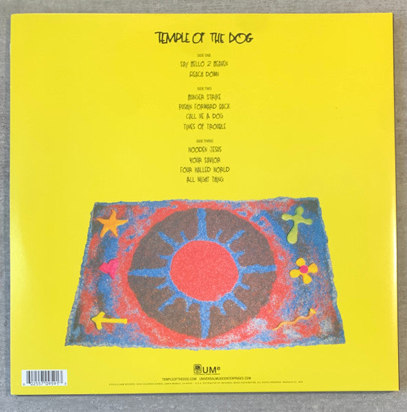 Temple Of The Dog - Temple Of The Dog (1991) - New 2 LP Record 2024 A&M 180 gram Vinyl - Alternative Rock / Grunge - Shuga Records