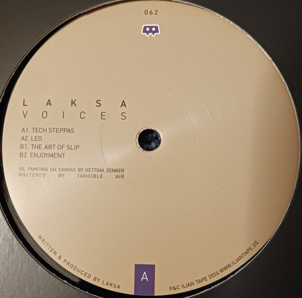Laksa - Voices - New 12" Single Record 2024 Ilian Tape Germany Vinyl - Techno / Bass Music / Dubstep - Shuga Records