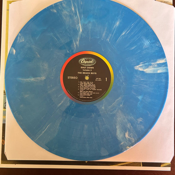 The Beach Boys - Shut Down Volume 2 (1964) - New LP Record 2024 Capitol / UMe Blue & White Marble Vinyl, Numbered - Rock / Surf - Shuga Records
