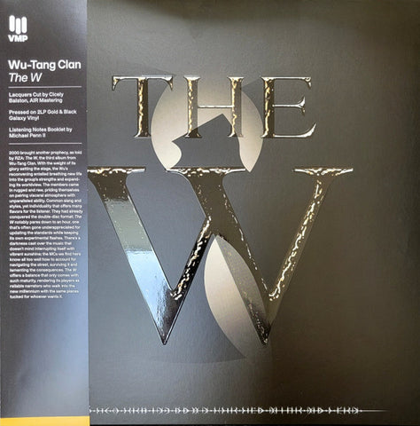 Wu-Tang Clan - The W (2000) - New 2 LP Record 2024 Loud Vinyl Me Please Gold & Black Galaxy Vinyl - Hip Hop - Shuga Records