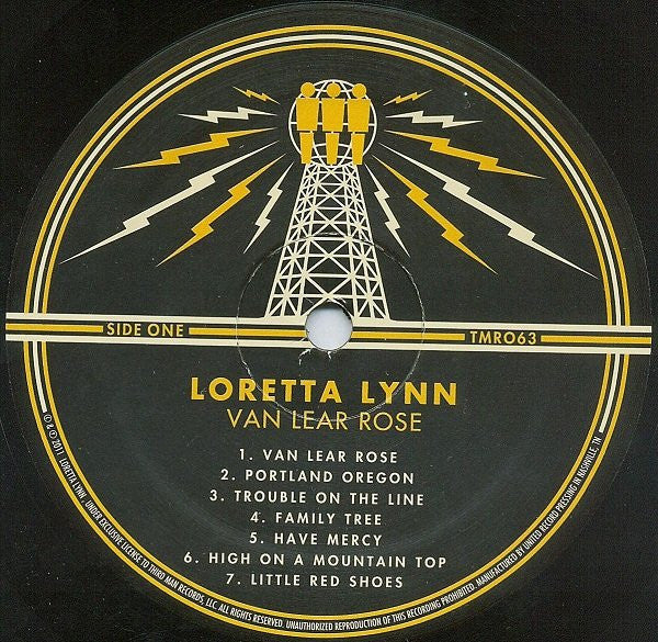 Loretta Lynn ‎– Van Lear Rose - Mint-   LP Record 2011 Third Man USA Black Vinyl & Insert - Country / Country Rock