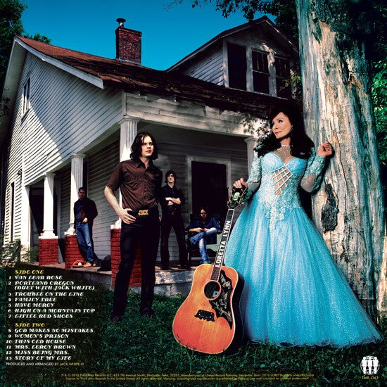Loretta Lynn ‎– Van Lear Rose - Mint-   LP Record 2011 Third Man USA Black Vinyl & Insert - Country / Country Rock - Shuga Records