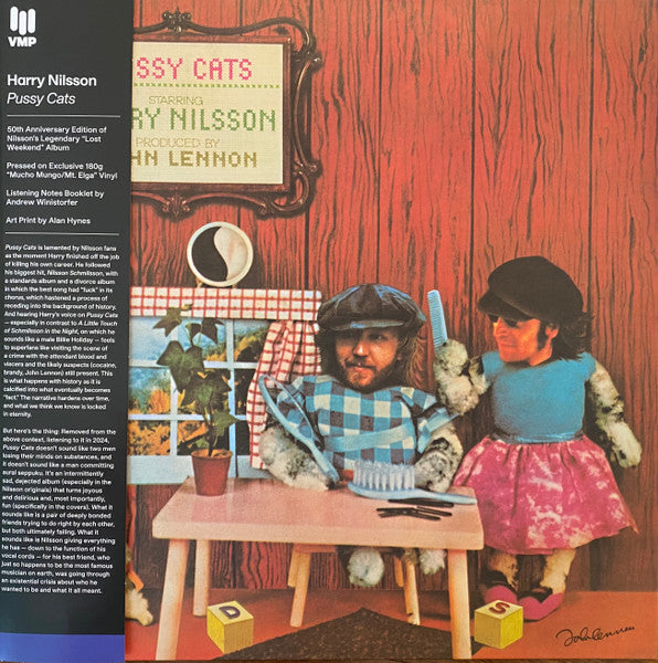 Harry Nilsson - Pussy Cats (1974) - New LP Record 2024 RCA Vinyl Me Please 180 gram Mucho Mungo/Mt. Elga Vinyl - Pop Rock - Shuga Records
