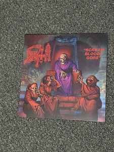 Death ‎– Scream Bloody Gore (1987) - New LP Record 2024 Relapse Red, Neon Violet And Cyan Blue Splatter - Death Metal / Technical Death Metal