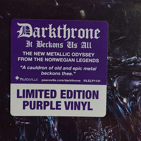 Darkthrone - It Beckons Us All....... - New LP Record 2024 Peaceville Purple Vinyl - Black Metal / Doom Metal / Heavy Metal - Shuga Records