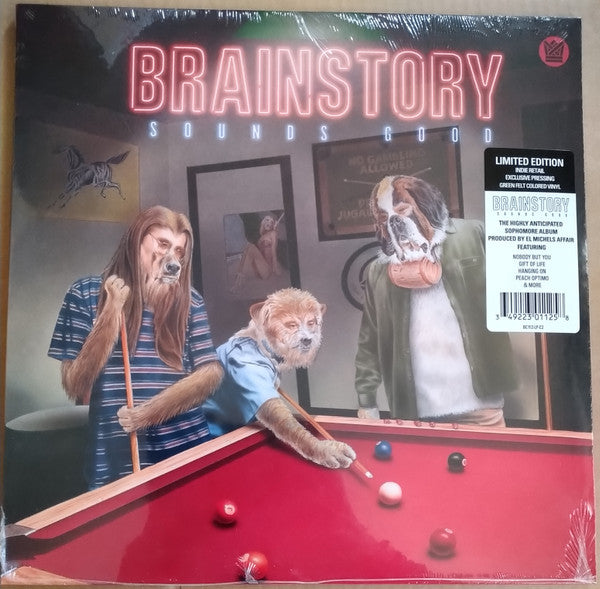 Brainstory - Sounds Good - New LP Record 2024 Big Crown Green Felt Vinyl - Funk / Soul