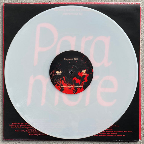 David Byrne & Paramore - Hard Times / Burning Down The House - New 12" Single Record Store Day 2024 A24 Fine Print RSD Natural Vinyl - Alternative Rock - Shuga Records