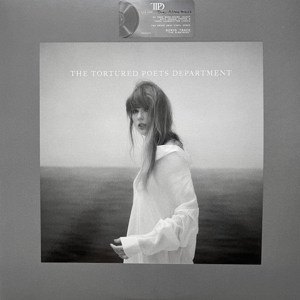 Taylor Swift - The Tortured Poets Department - New 2 LP Record 2024 Republic Smoke Grey The Albatross Vinyl & Book - Synth-pop / Pop Rock - Shuga Records