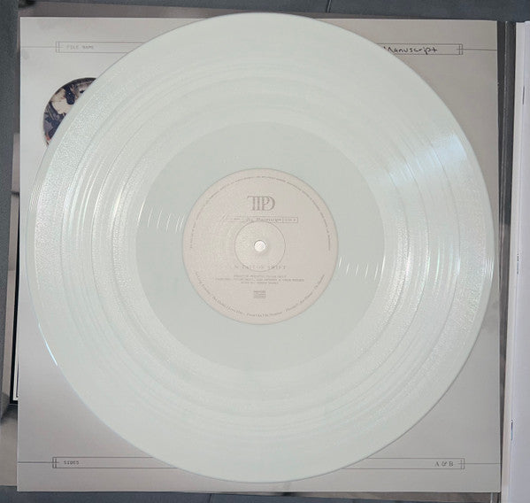 Taylor Swift - The Tortured Poets Department - Mint- 2 LP Record 2024 Republic The Manuscript Ghosted White Vinyl & Book - Synth-pop / Pop Rock - Shuga Records