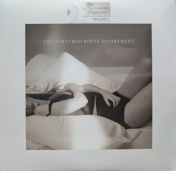 Taylor Swift - The Tortured Poets Department - Mint- 2 LP Record 2024 Republic The Manuscript Ghosted White Vinyl & Book - Synth-pop / Pop Rock - Shuga Records