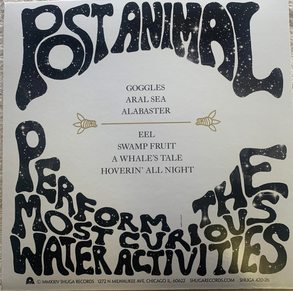 Post Animal - Post Animal Perform the Most Curious Water Activities (2015) - New LP Record 2024 Shuga Records Marshmallow Sky Vinyl - Chicago Psychedelic Rock - Shuga Records
