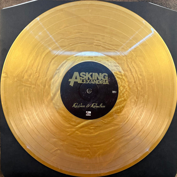 Asking Alexandria - Reckless & Relentless (2011) - Mint- LP Record Store Day 2024 Sumerian Gold Nugget Vinyl & Download - Metalcore / Heavy Metal - Shuga Records