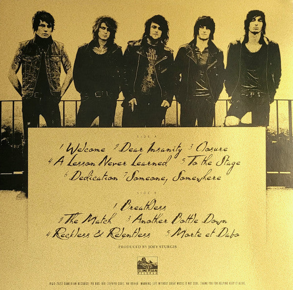 Asking Alexandria - Reckless & Relentless (2011) - Mint- LP Record Store Day 2024 Sumerian Gold Nugget Vinyl & Download - Metalcore / Heavy Metal - Shuga Records