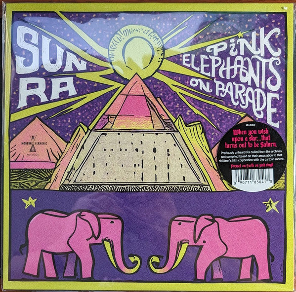 Sun Ra - Pink Elephants On Parade - New LP Record Store Day 2024 Modern Harmonic RSD Pink Transparent Vinyl - Jazz / Space Age - Shuga Records
