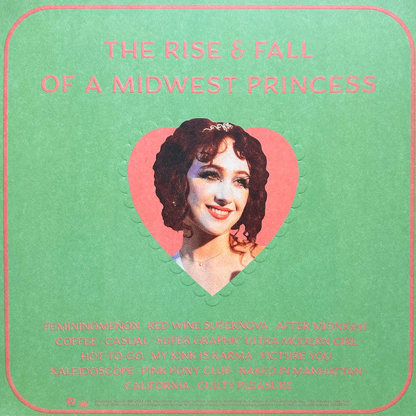 Chappell Roan - The Rise & Fall Of A Midwest Princess (2023) - New 2 LP Record 2024 Island Urban Outfitters Exclusive Pink Vinyl - Dance-Pop / Alt-Pop - Shuga Records